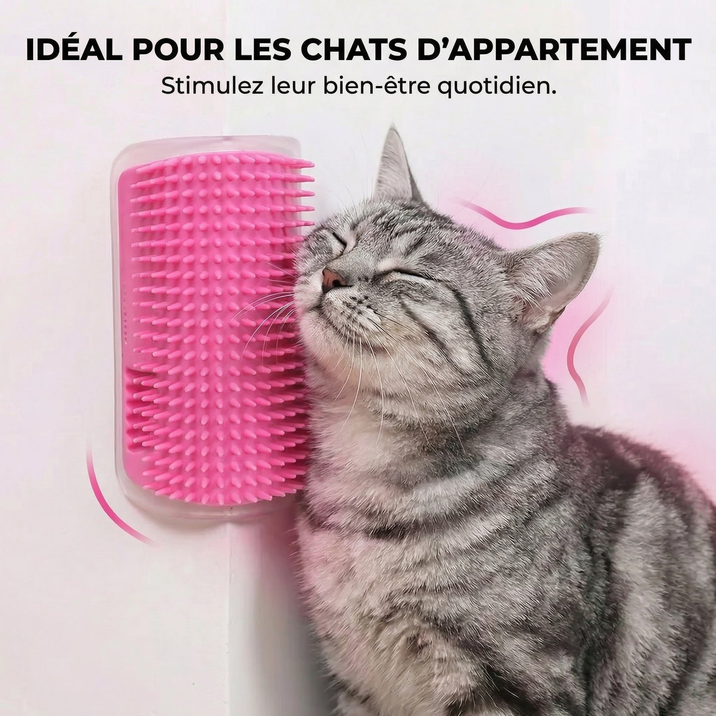 CornerBrush™ : Gratouilles murales pour votre chat