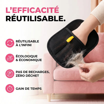MagicGloves - Gant Anti-Poils Réutilisable